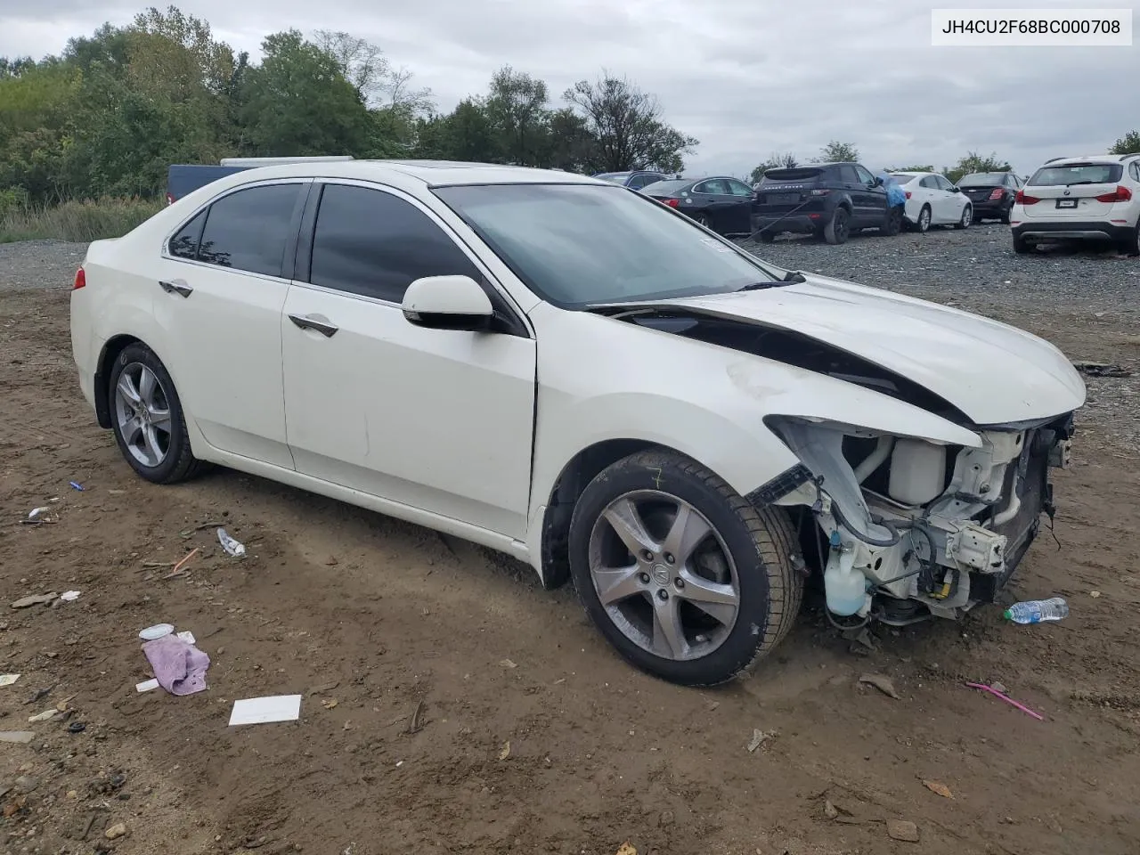 2011 Acura Tsx VIN: JH4CU2F68BC000708 Lot: 72150744