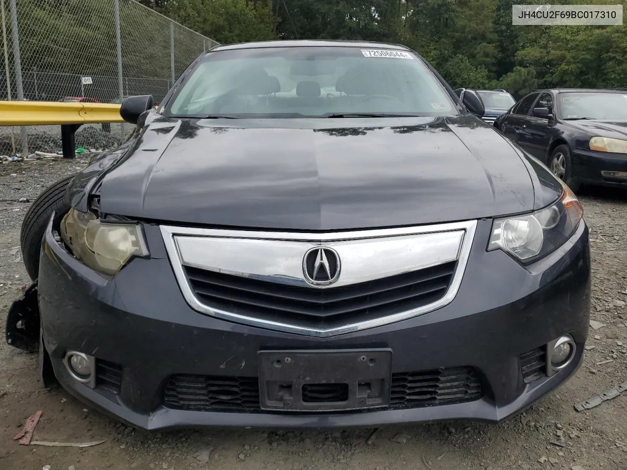 2011 Acura Tsx VIN: JH4CU2F69BC017310 Lot: 72506044