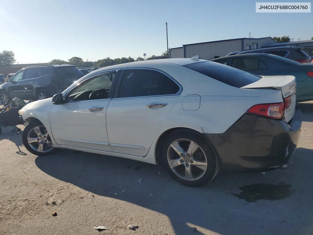 2011 Acura Tsx VIN: JH4CU2F68BC004760 Lot: 72698134