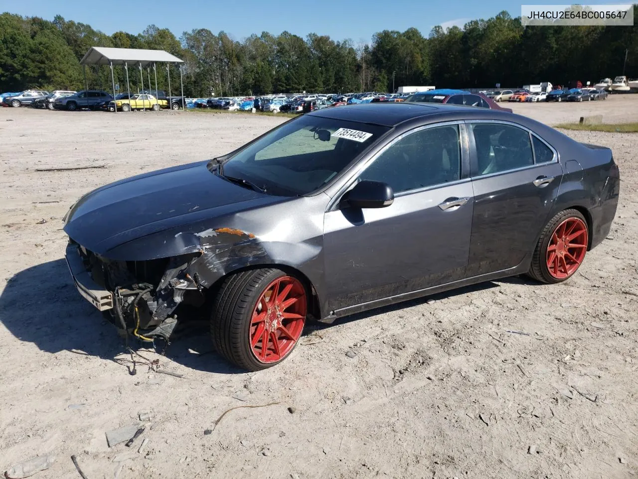 2011 Acura Tsx VIN: JH4CU2E64BC005647 Lot: 73514494