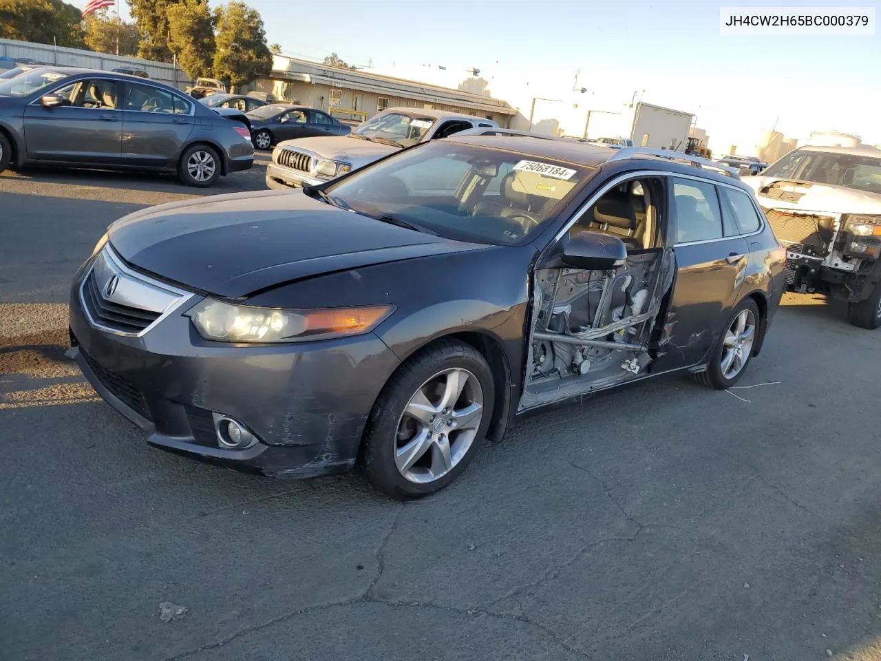 2011 Acura Tsx VIN: JH4CW2H65BC000379 Lot: 75068184