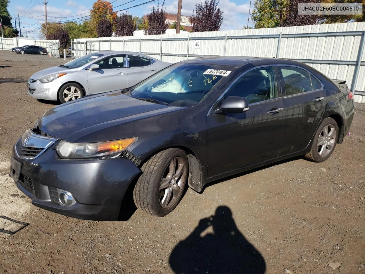 2011 Acura Tsx VIN: JH4CU2F60BC004610 Lot: 76478404