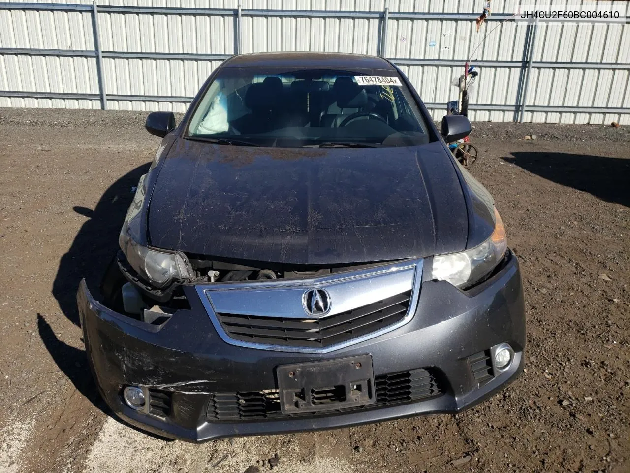 2011 Acura Tsx VIN: JH4CU2F60BC004610 Lot: 76478404