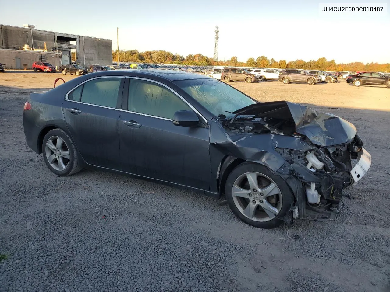 2011 Acura Tsx VIN: JH4CU2E60BC010487 Lot: 77331364