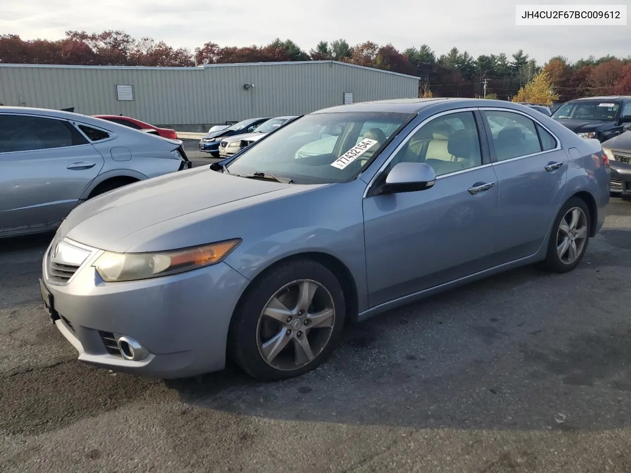 2011 Acura Tsx VIN: JH4CU2F67BC009612 Lot: 77432154