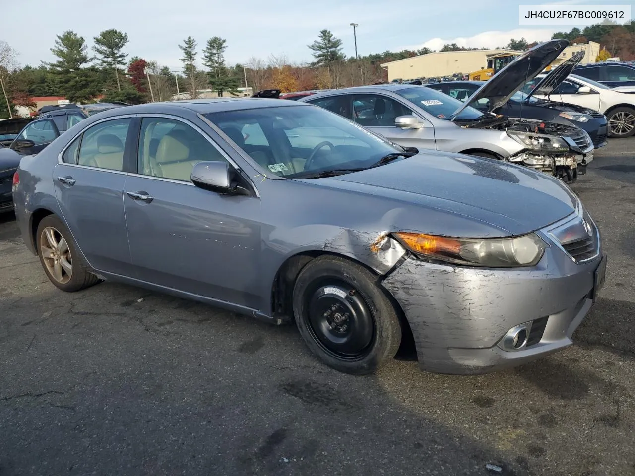 2011 Acura Tsx VIN: JH4CU2F67BC009612 Lot: 77432154