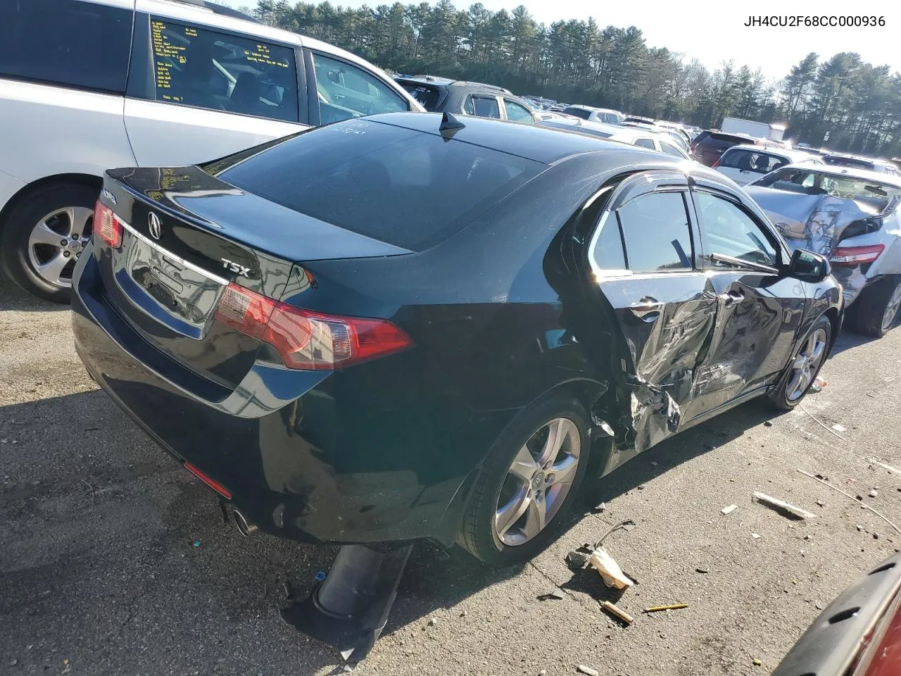 2012 Acura Tsx Tech VIN: JH4CU2F68CC000936 Lot: 53509674