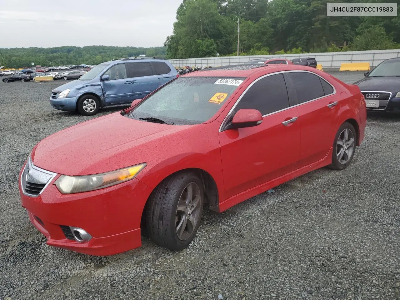 2012 Acura Tsx Se VIN: JH4CU2F87CC019883 Lot: 53862174