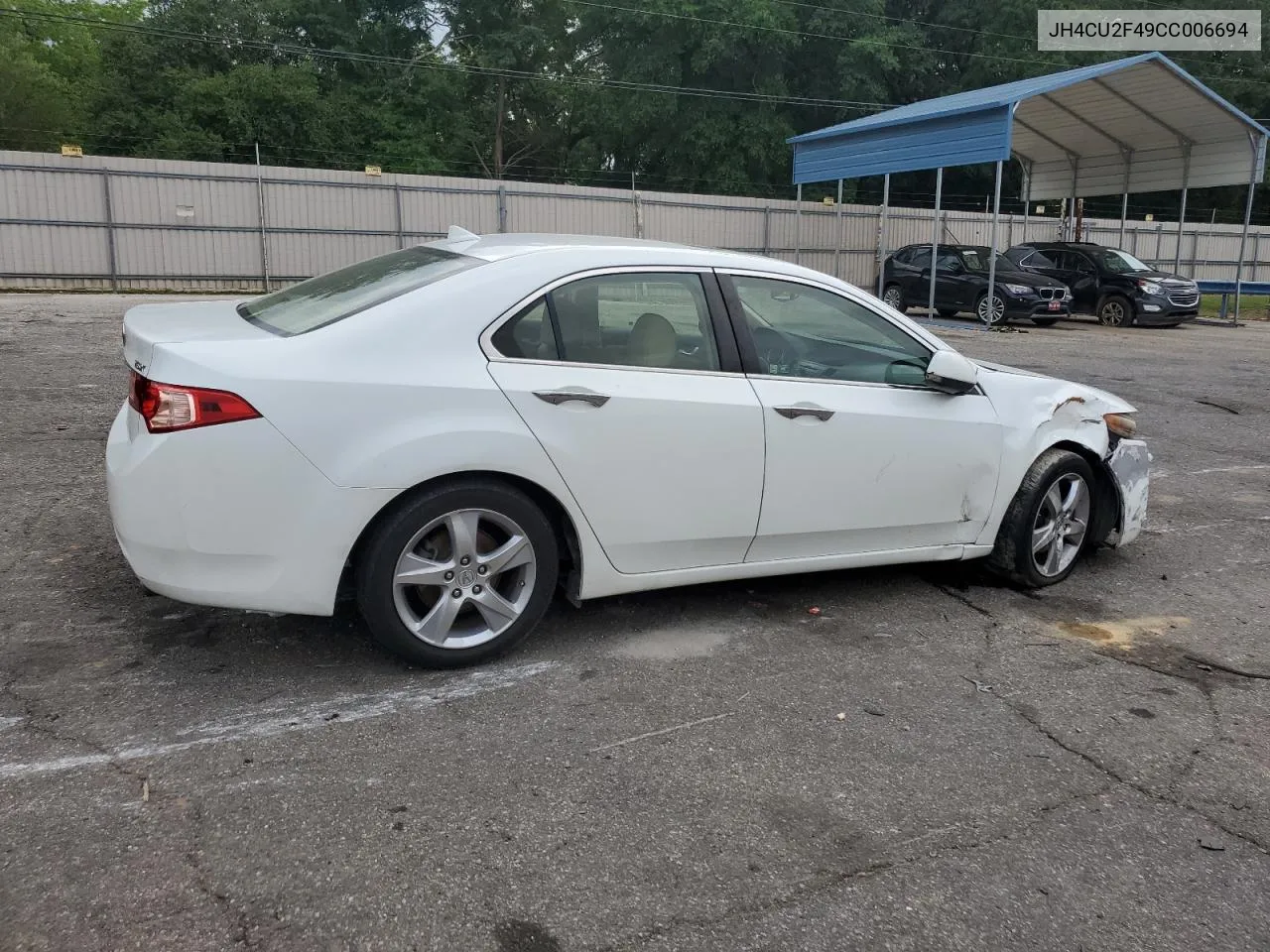 2012 Acura Tsx VIN: JH4CU2F49CC006694 Lot: 54361884