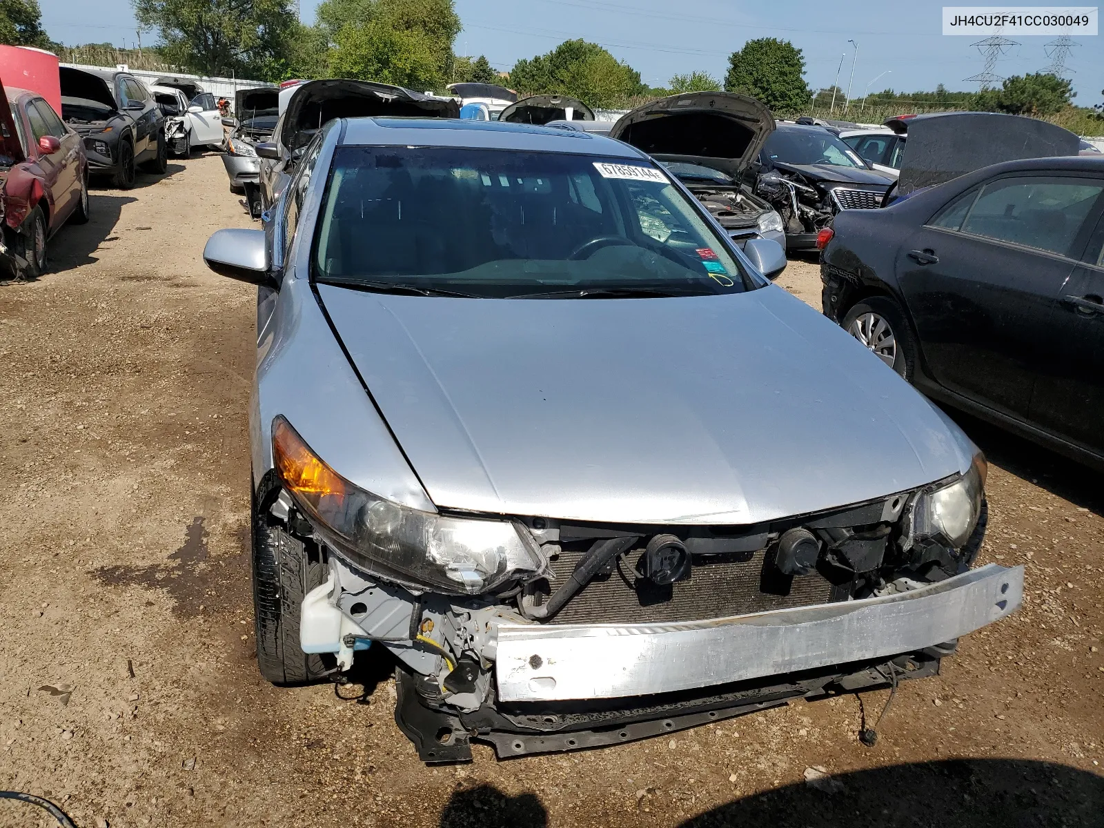 2012 Acura Tsx VIN: JH4CU2F41CC030049 Lot: 67859144