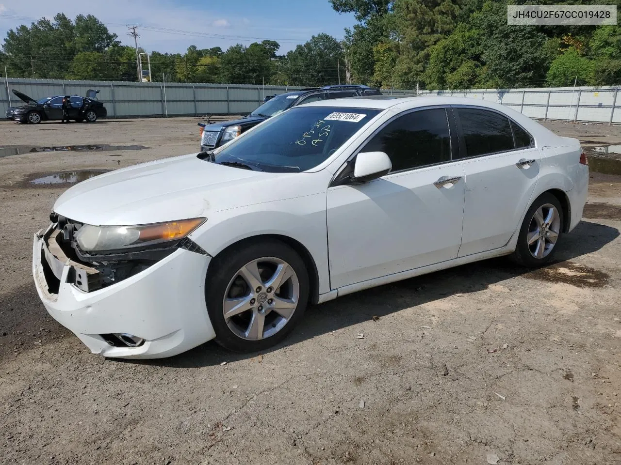 2012 Acura Tsx Tech VIN: JH4CU2F67CC019428 Lot: 69521064