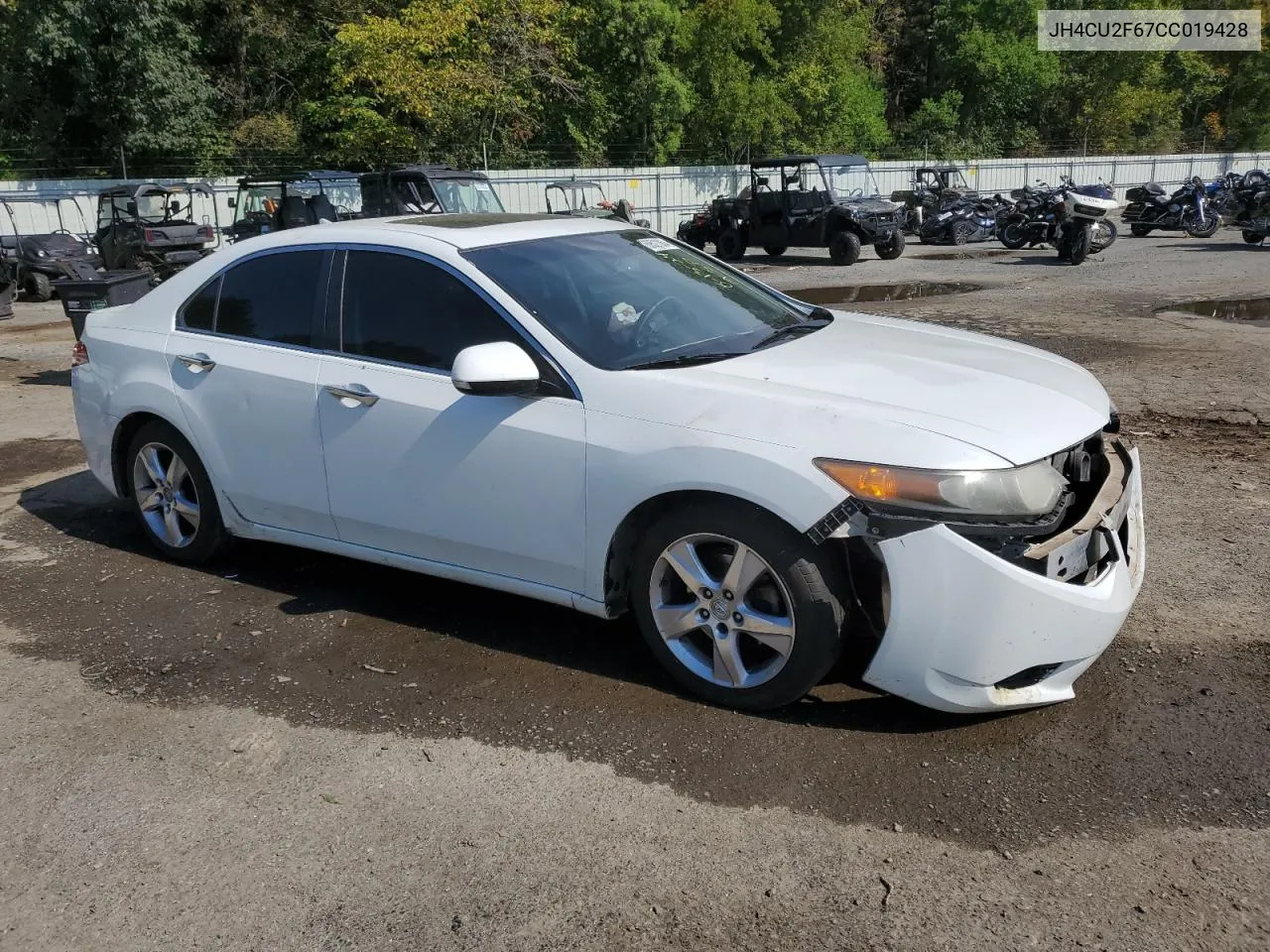 2012 Acura Tsx Tech VIN: JH4CU2F67CC019428 Lot: 69521064