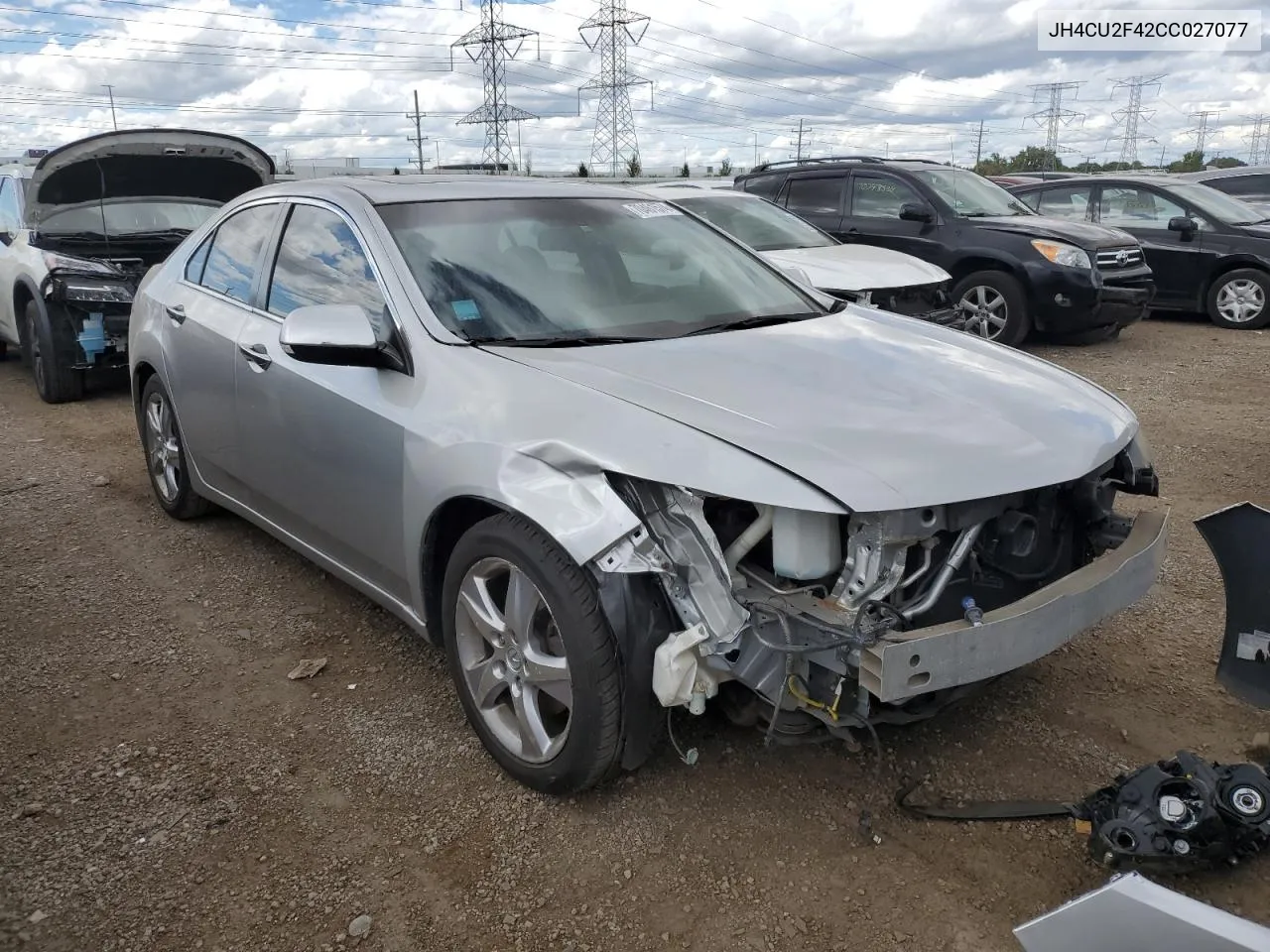 2012 Acura Tsx VIN: JH4CU2F42CC027077 Lot: 70461574