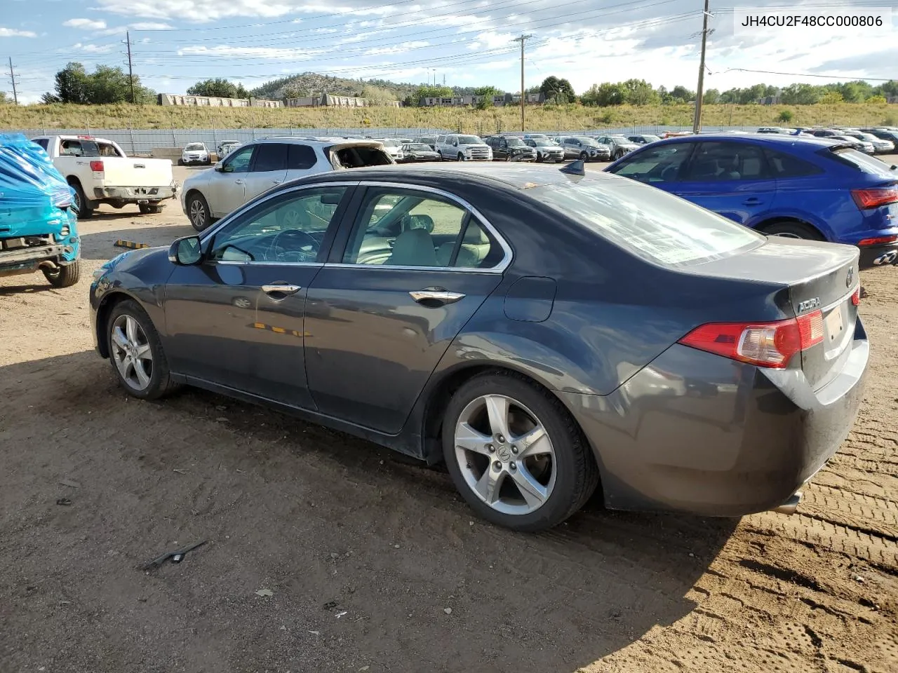 2012 Acura Tsx VIN: JH4CU2F48CC000806 Lot: 72729224