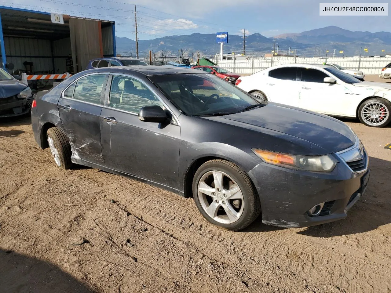 2012 Acura Tsx VIN: JH4CU2F48CC000806 Lot: 72729224