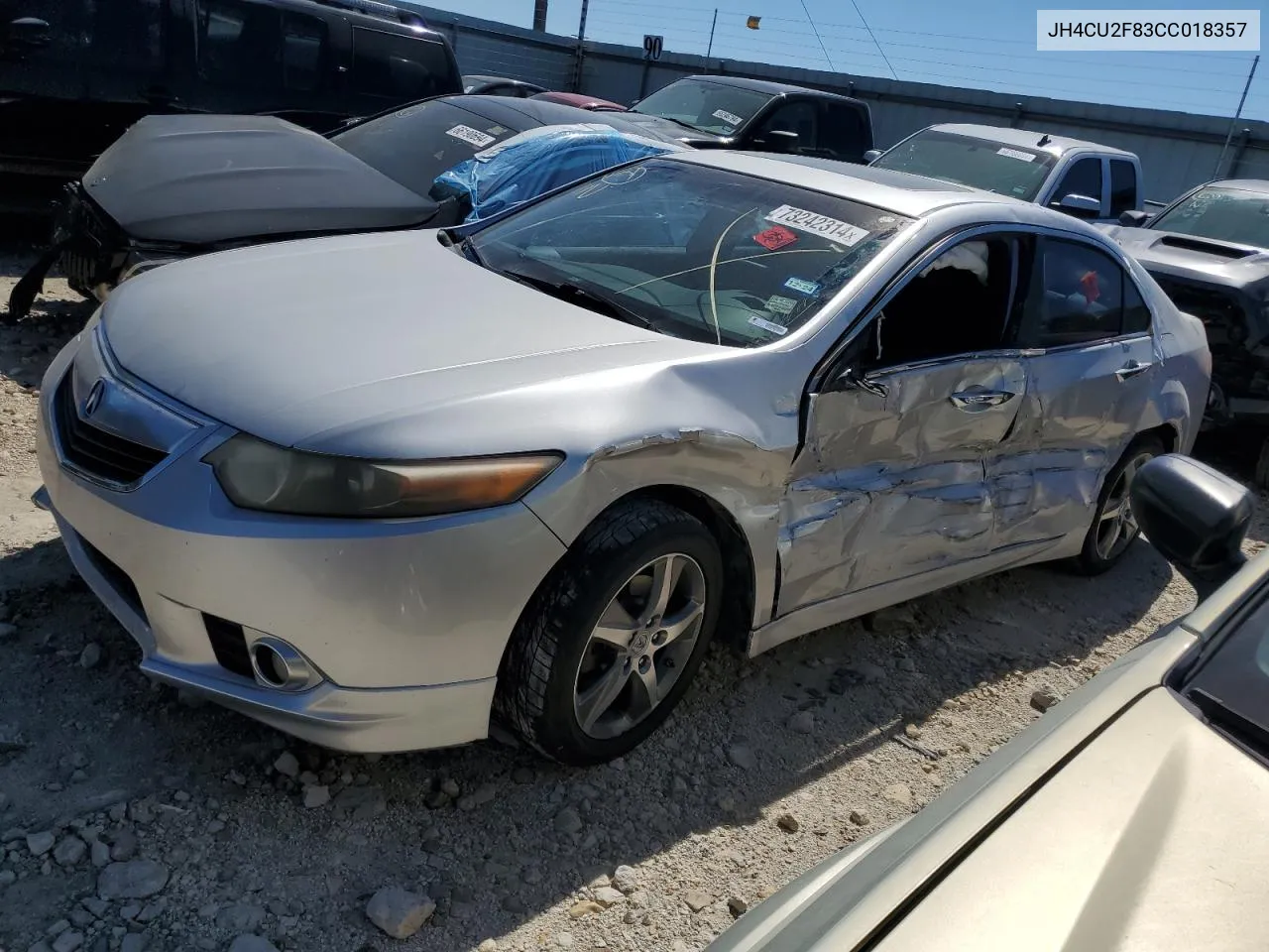 2012 Acura Tsx Se VIN: JH4CU2F83CC018357 Lot: 73242314