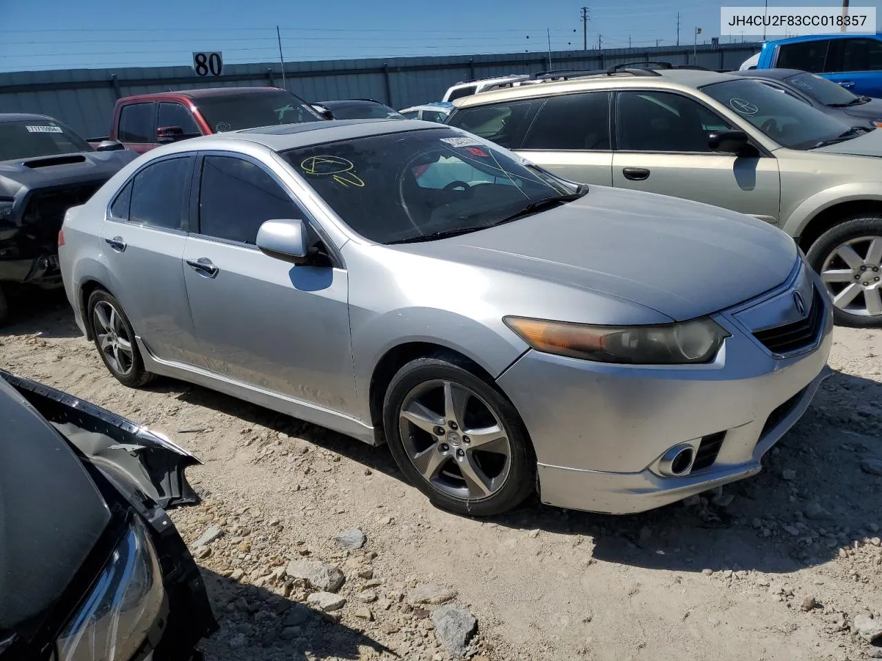 2012 Acura Tsx Se VIN: JH4CU2F83CC018357 Lot: 73242314