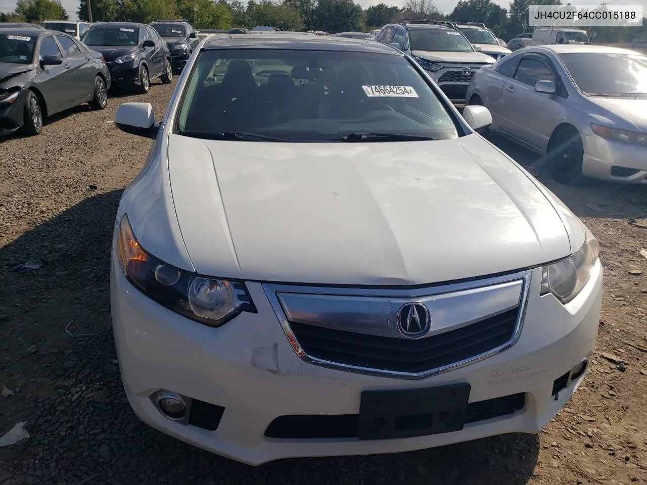 2012 Acura Tsx Tech VIN: JH4CU2F64CC015188 Lot: 74664254