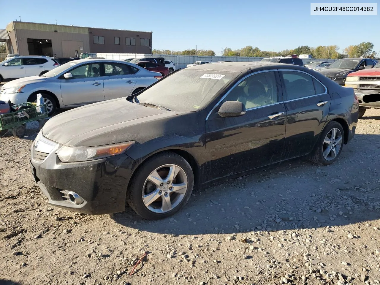 2012 Acura Tsx VIN: JH4CU2F48CC014382 Lot: 75309924