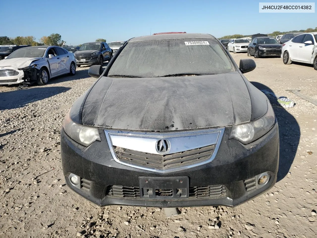 2012 Acura Tsx VIN: JH4CU2F48CC014382 Lot: 75309924