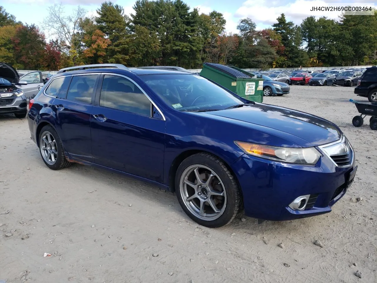 2012 Acura Tsx Tech VIN: JH4CW2H69CC003464 Lot: 75692124