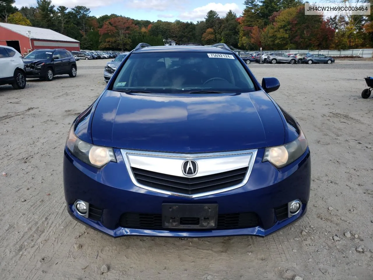 2012 Acura Tsx Tech VIN: JH4CW2H69CC003464 Lot: 75692124