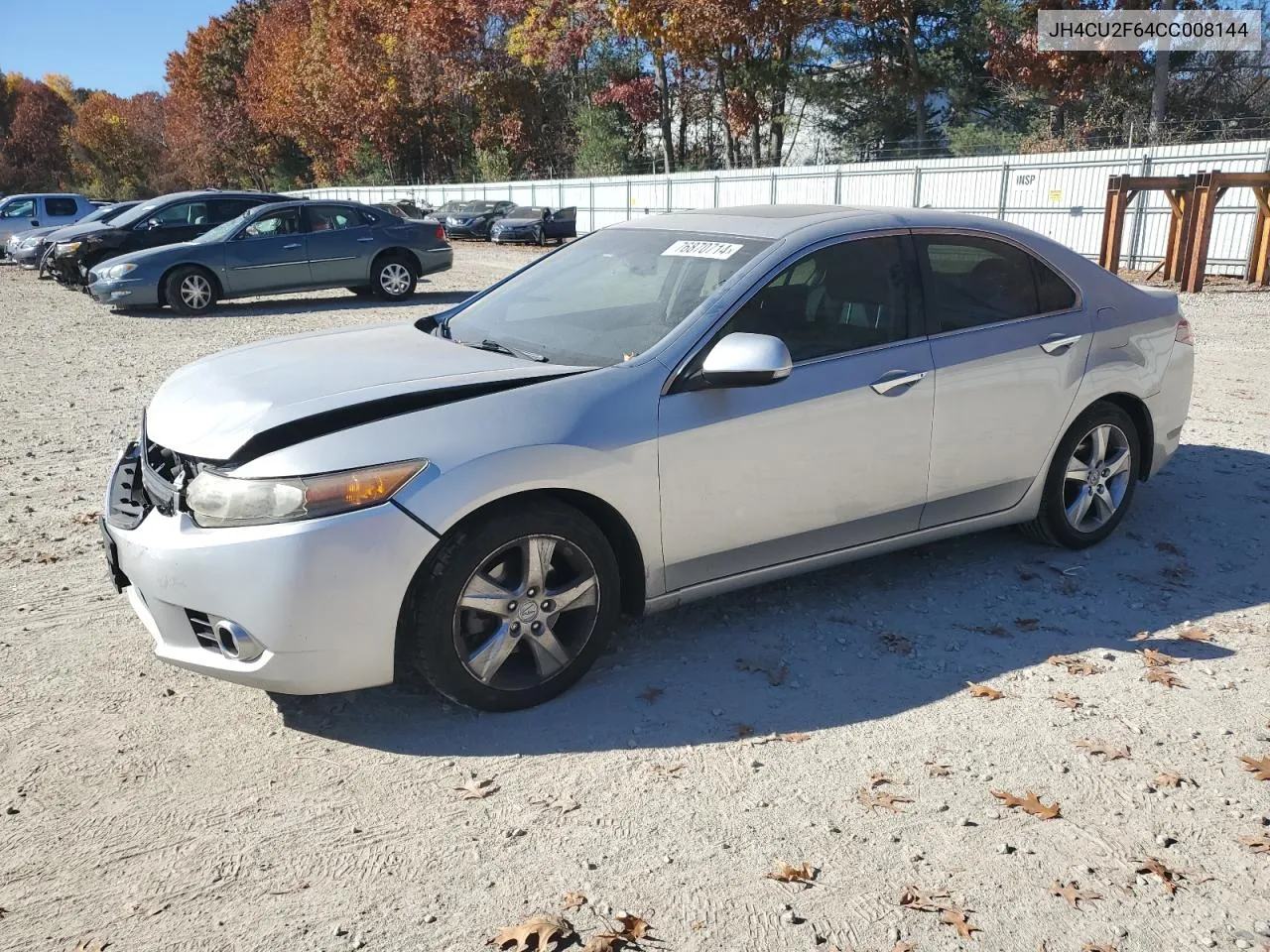 2012 Acura Tsx Tech VIN: JH4CU2F64CC008144 Lot: 76870714