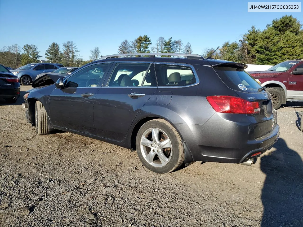 2012 Acura Tsx VIN: JH4CW2H57CC005253 Lot: 77177874