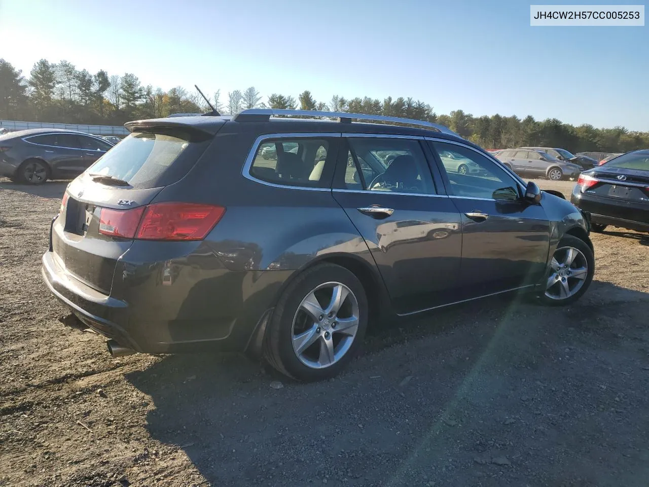 2012 Acura Tsx VIN: JH4CW2H57CC005253 Lot: 77177874