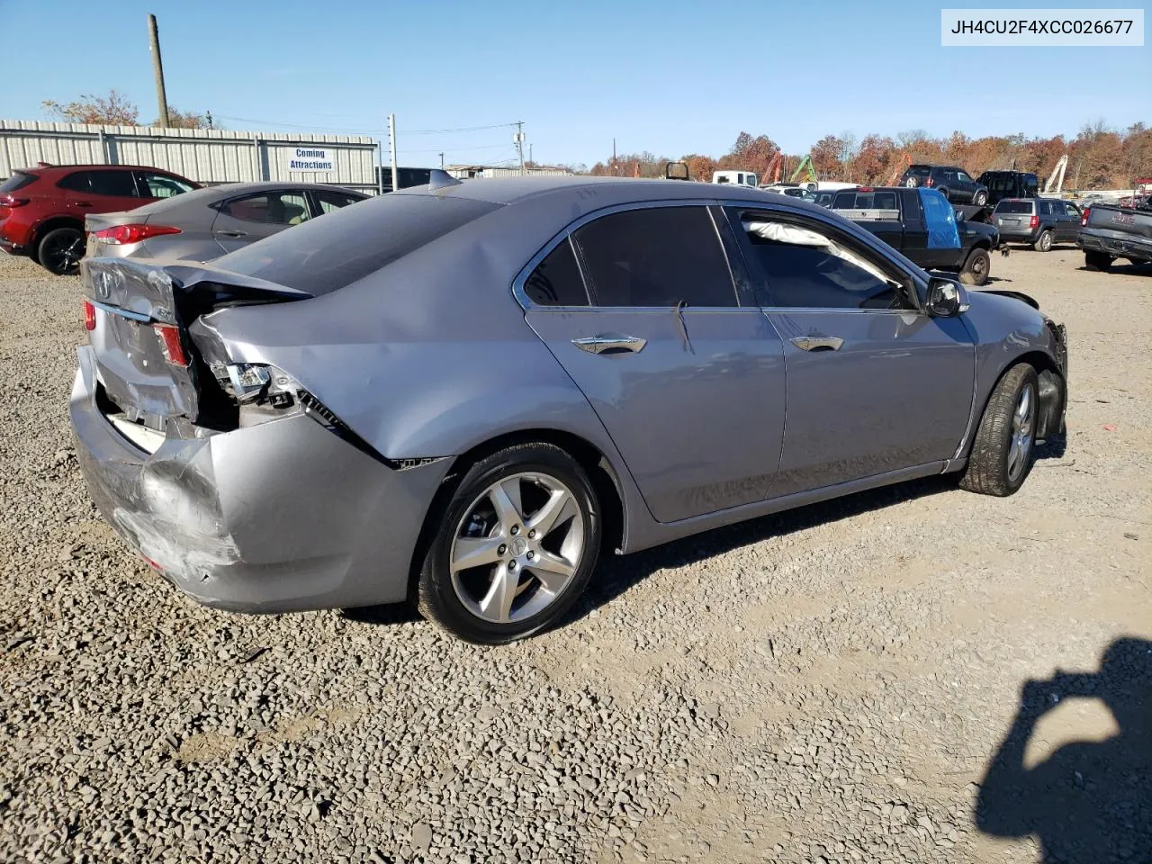 2012 Acura Tsx VIN: JH4CU2F4XCC026677 Lot: 77496054