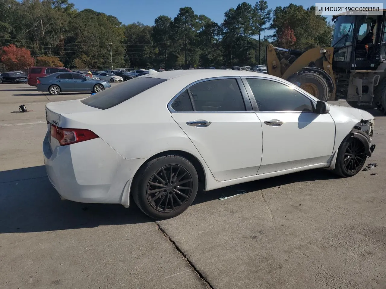 2012 Acura Tsx VIN: JH4CU2F49CC003388 Lot: 77528414