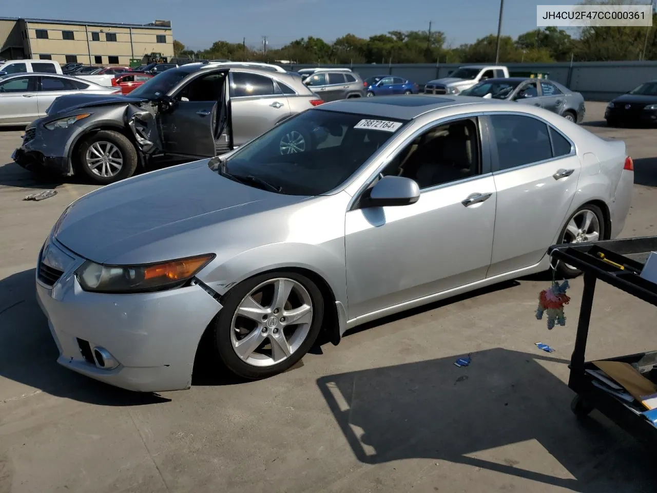 2012 Acura Tsx VIN: JH4CU2F47CC000361 Lot: 78872164