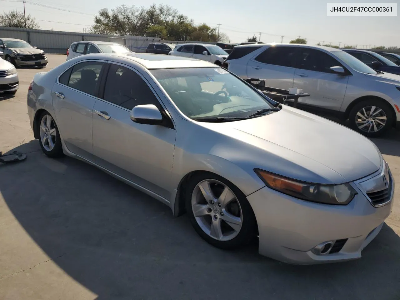 2012 Acura Tsx VIN: JH4CU2F47CC000361 Lot: 78872164