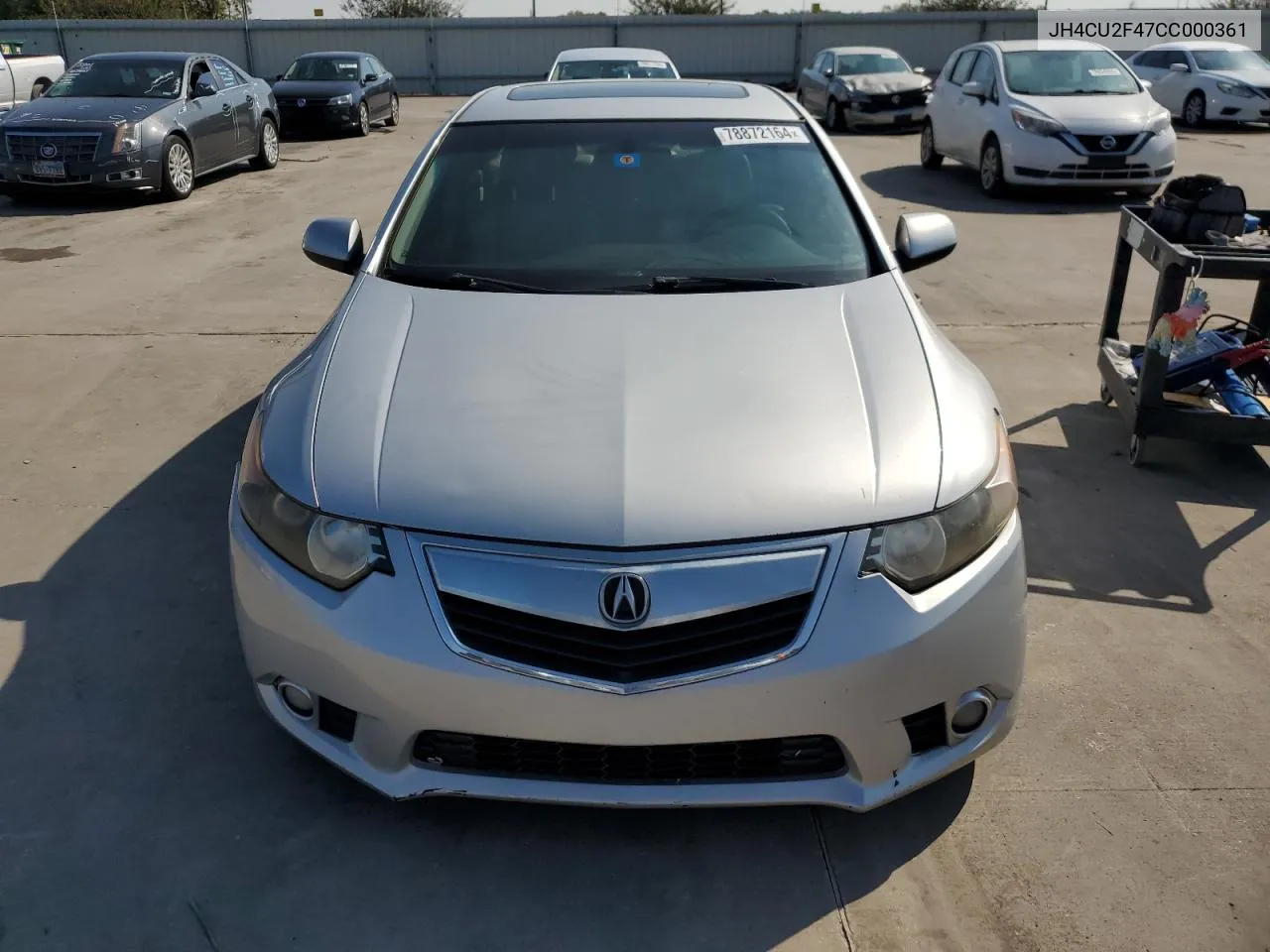 2012 Acura Tsx VIN: JH4CU2F47CC000361 Lot: 78872164