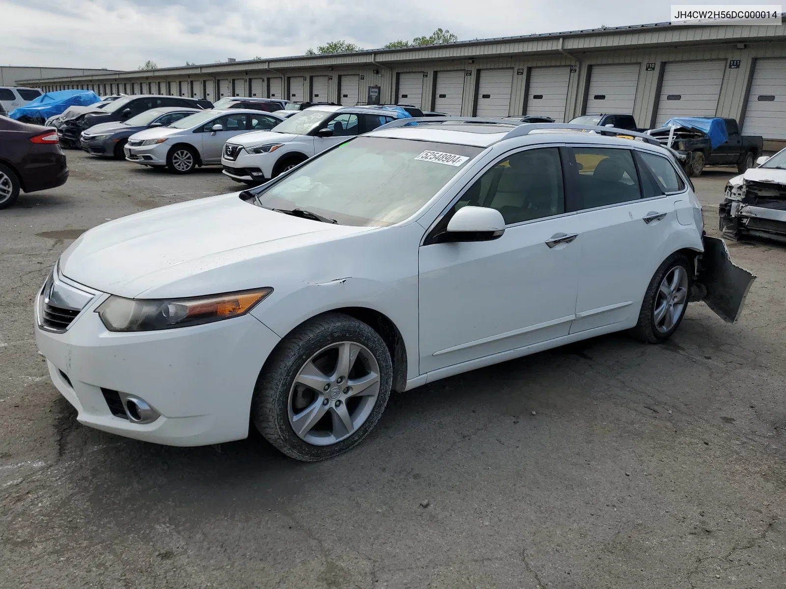 2013 Acura Tsx VIN: JH4CW2H56DC000014 Lot: 52548904