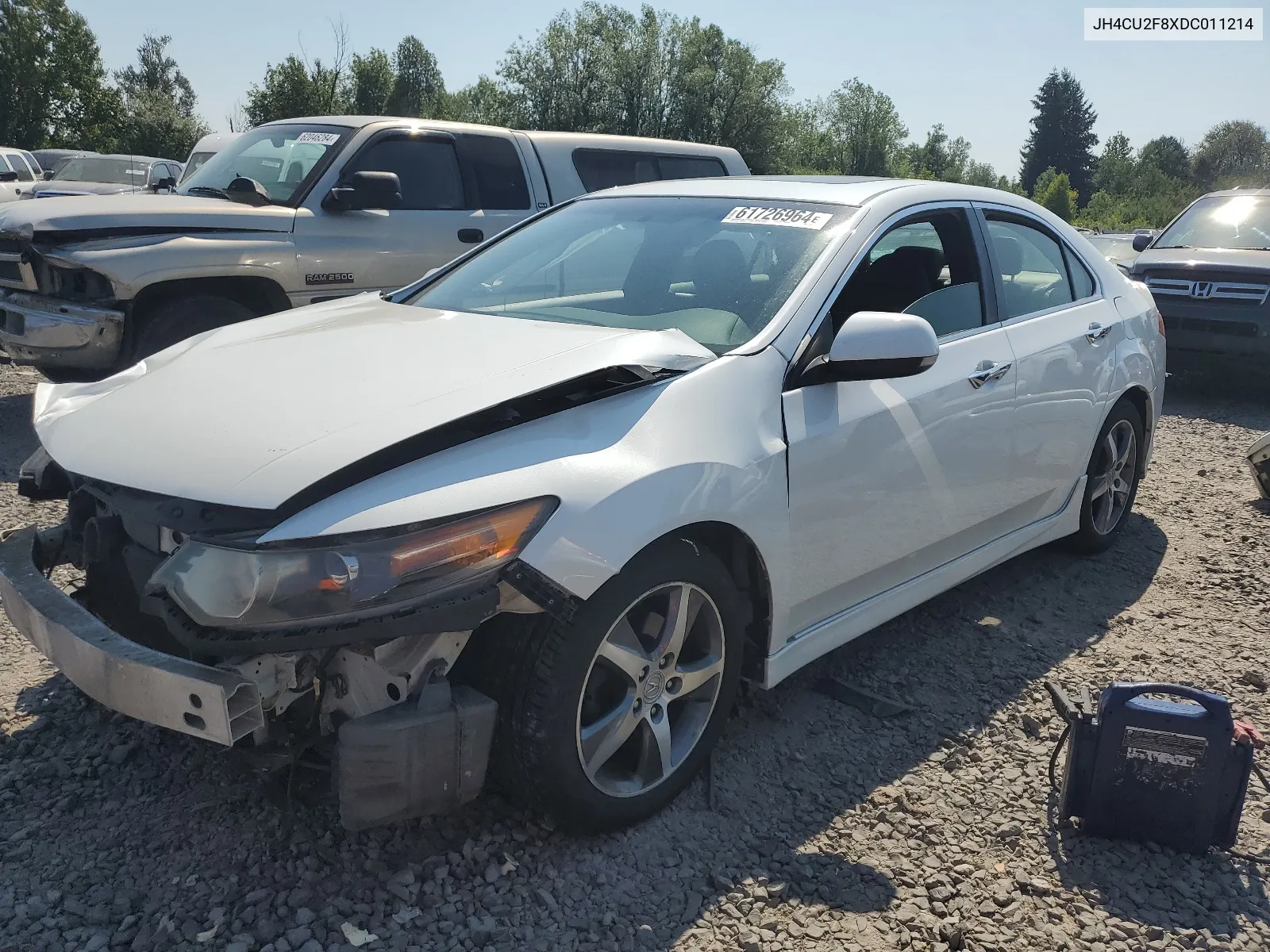 2013 Acura Tsx Se VIN: JH4CU2F8XDC011214 Lot: 61726964