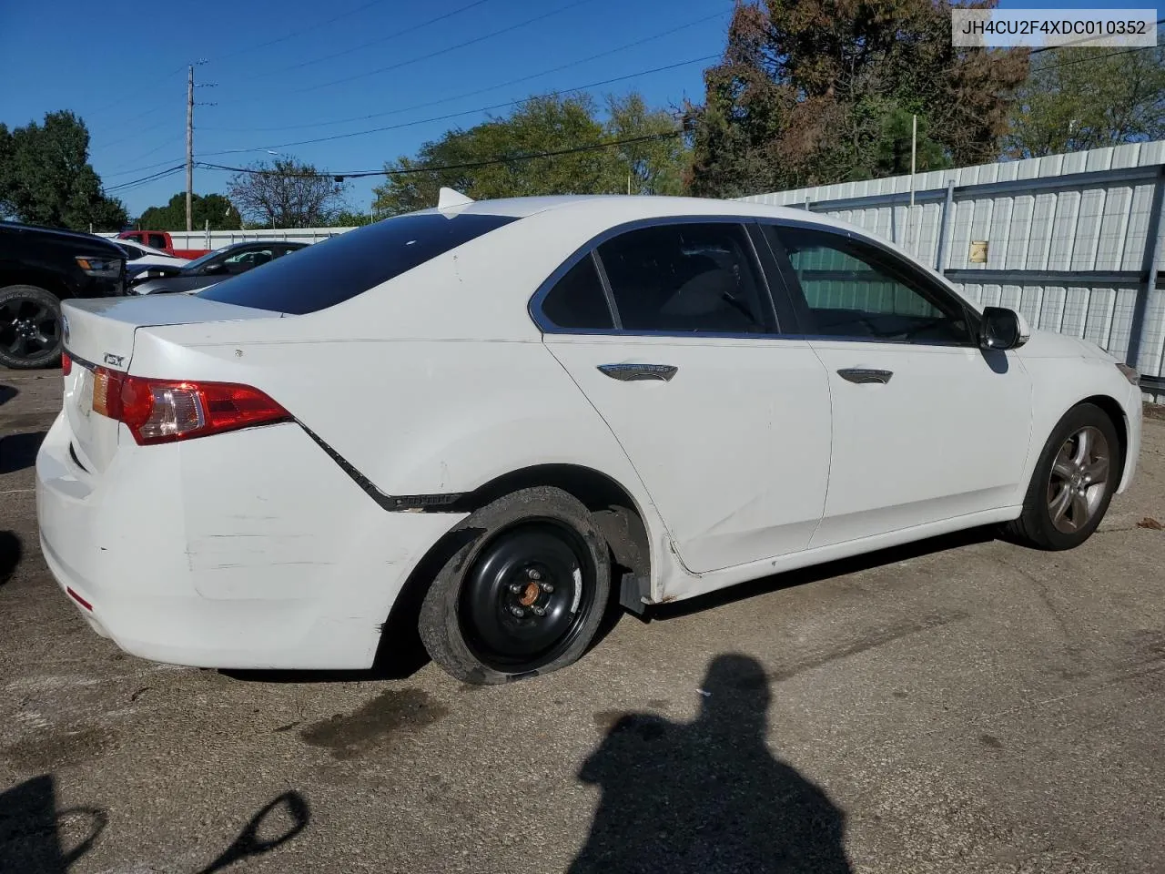 2013 Acura Tsx VIN: JH4CU2F4XDC010352 Lot: 74470514