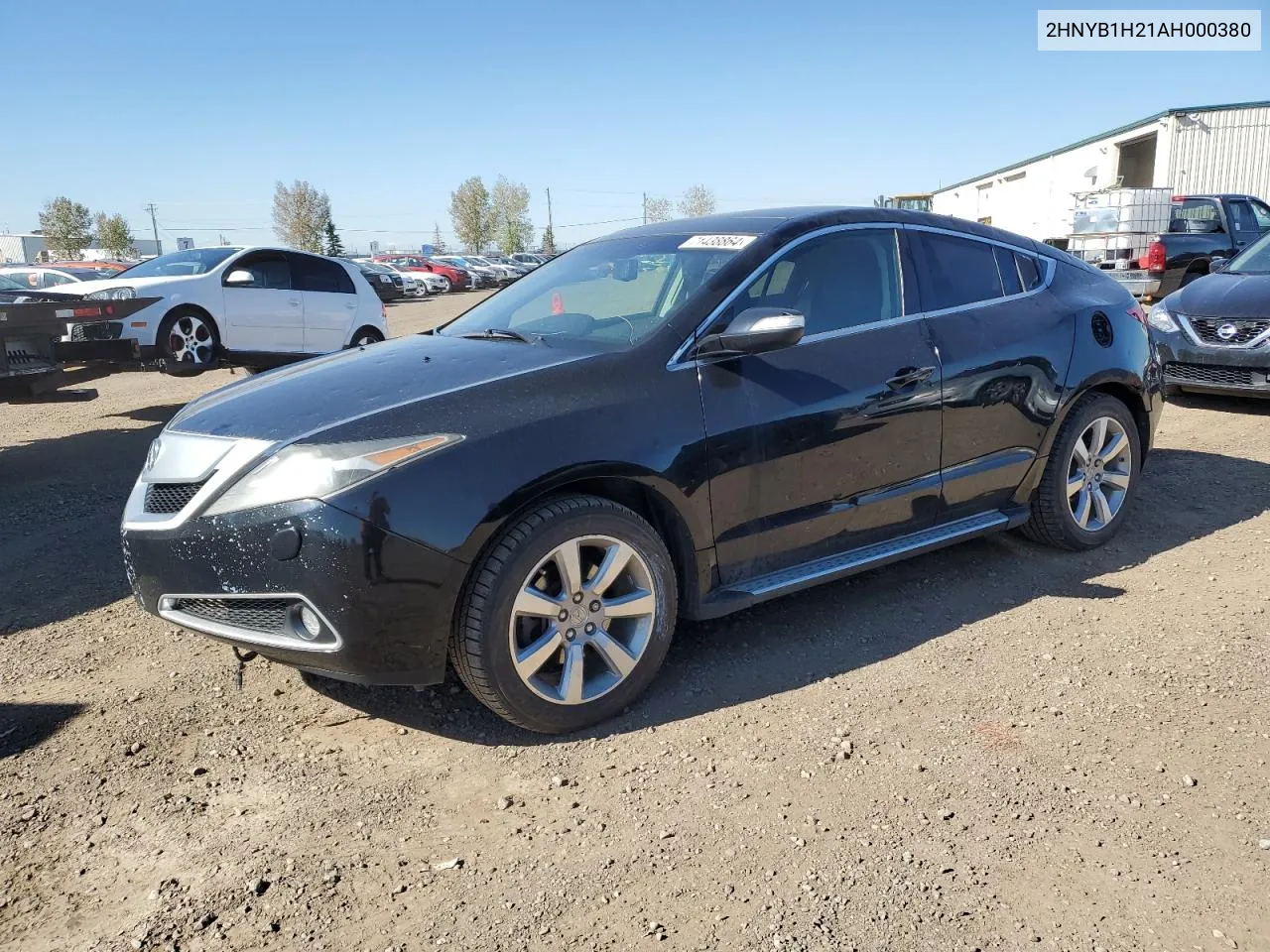 2010 Acura Zdx VIN: 2HNYB1H21AH000380 Lot: 71438864