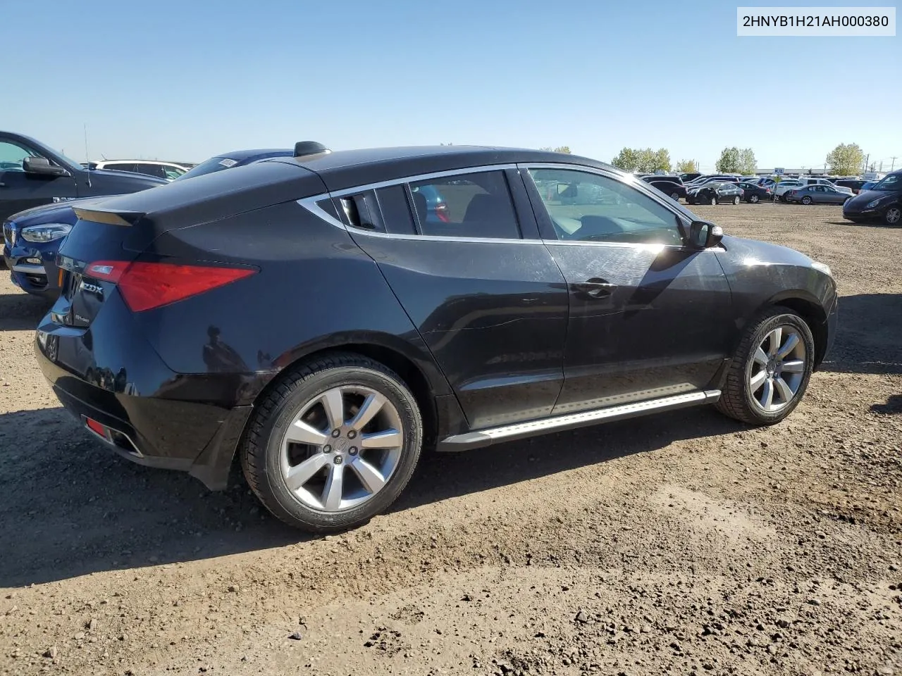 2010 Acura Zdx VIN: 2HNYB1H21AH000380 Lot: 71438864