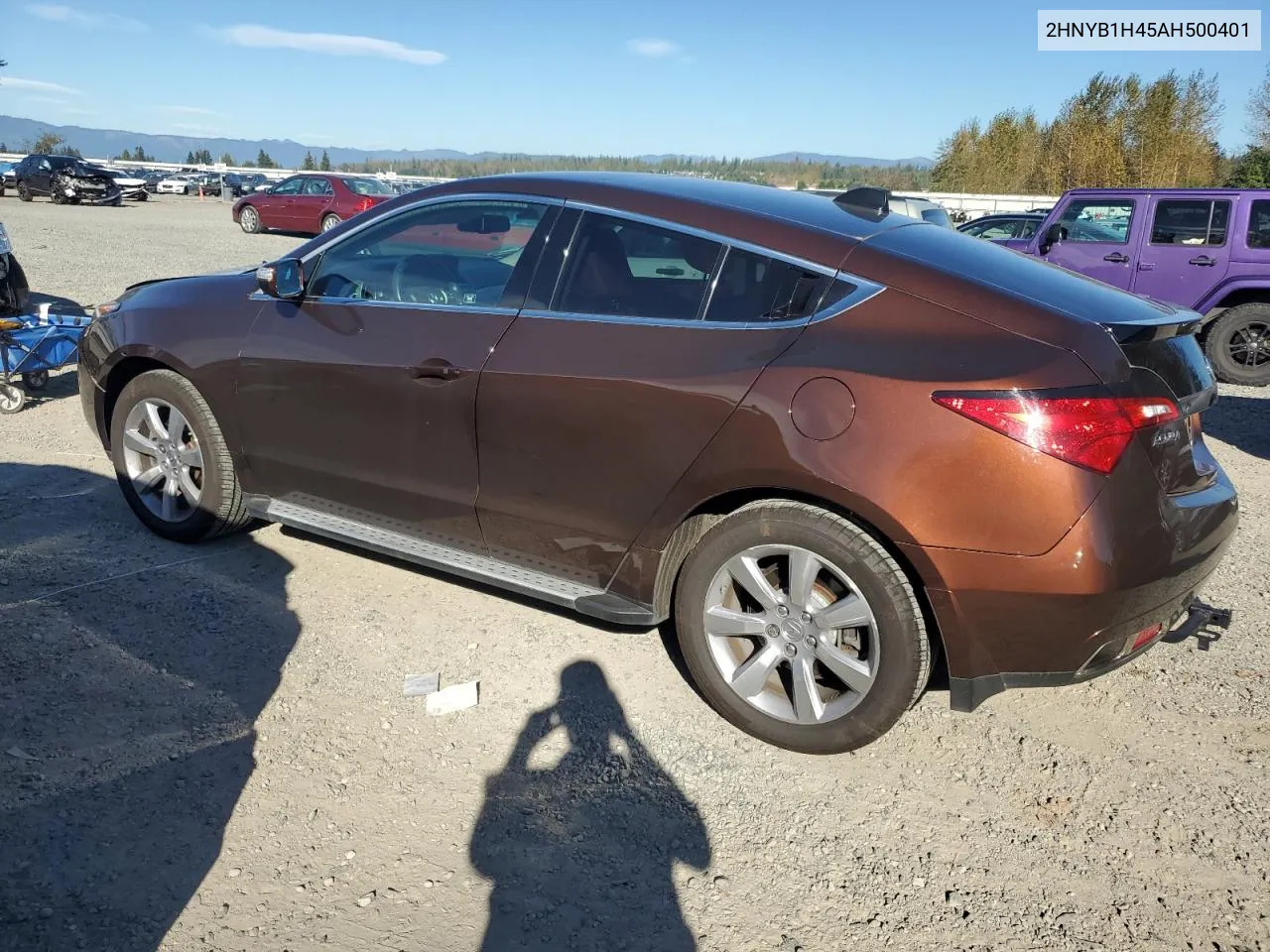 2010 Acura Zdx Technology VIN: 2HNYB1H45AH500401 Lot: 72927234