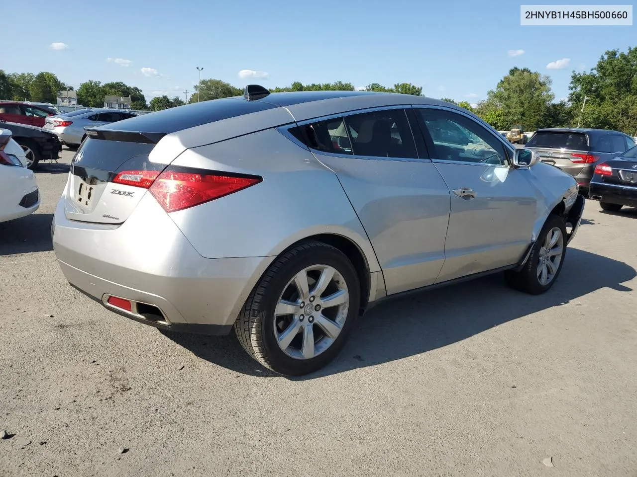 2011 Acura Zdx Technology VIN: 2HNYB1H45BH500660 Lot: 68547724