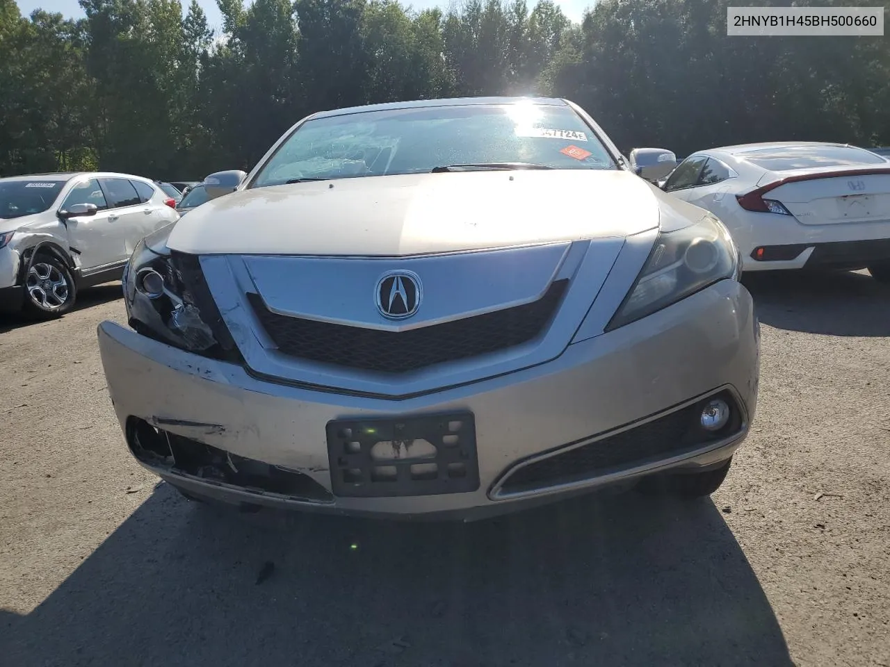 2011 Acura Zdx Technology VIN: 2HNYB1H45BH500660 Lot: 68547724