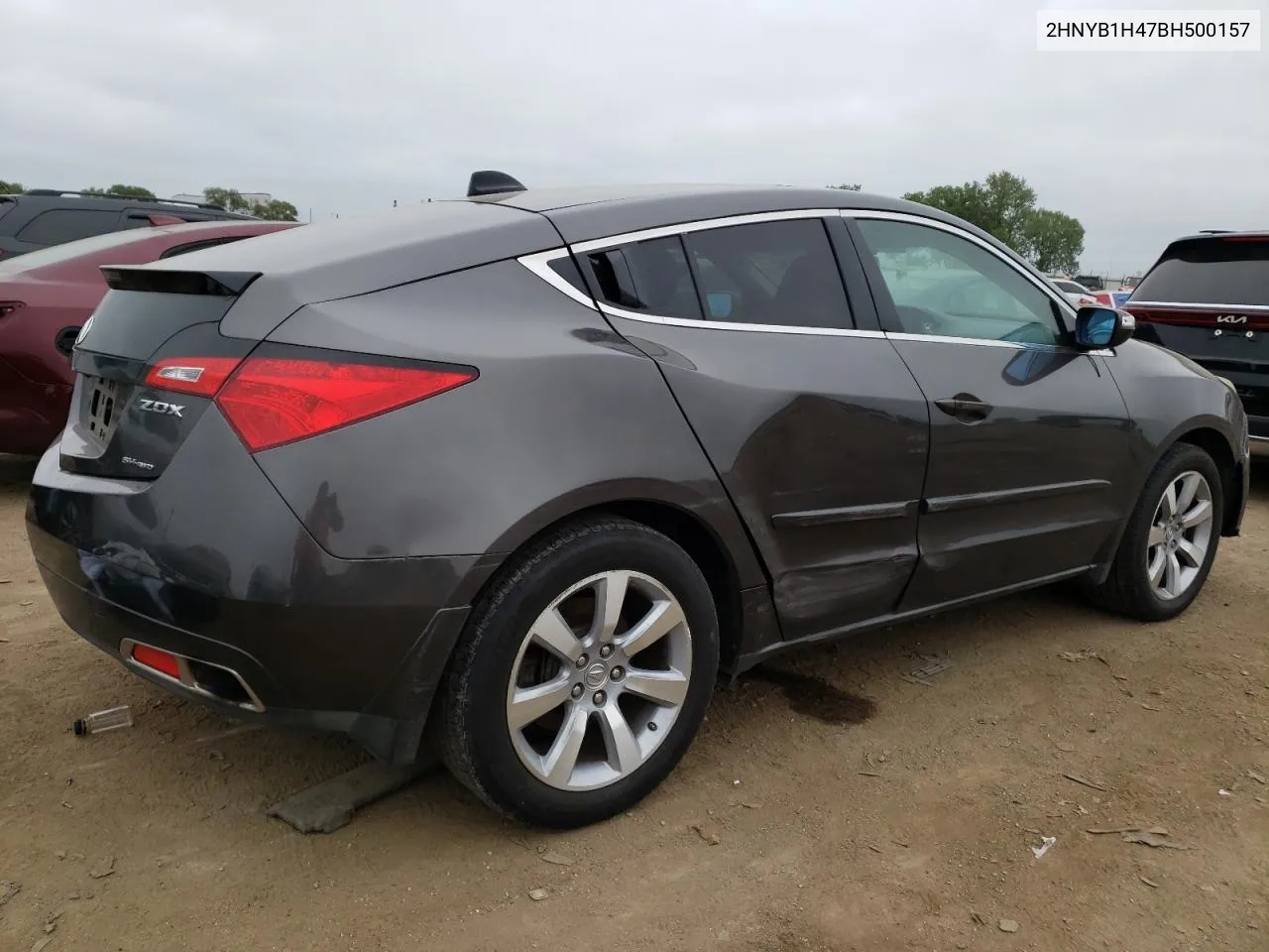 2011 Acura Zdx Technology VIN: 2HNYB1H47BH500157 Lot: 68935184