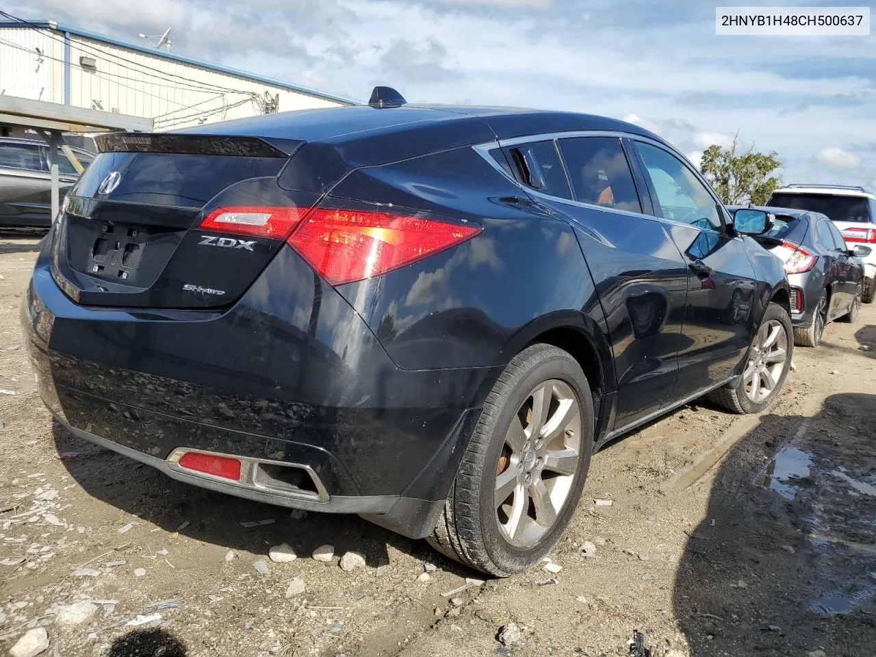 2012 Acura Zdx Technology VIN: 2HNYB1H48CH500637 Lot: 74620594