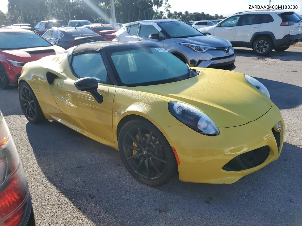 2016 Alfa Romeo 4C Spider VIN: ZARBAAB40GM183338 Lot: 74145314