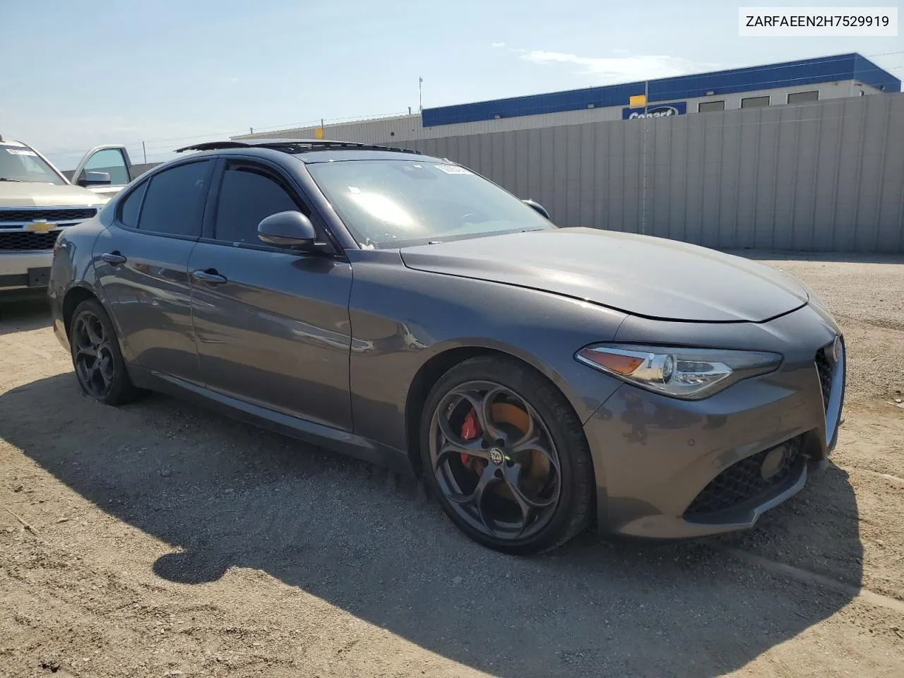 2017 Alfa Romeo Giulia Ti Q4 VIN: ZARFAEEN2H7529919 Lot: 62685494