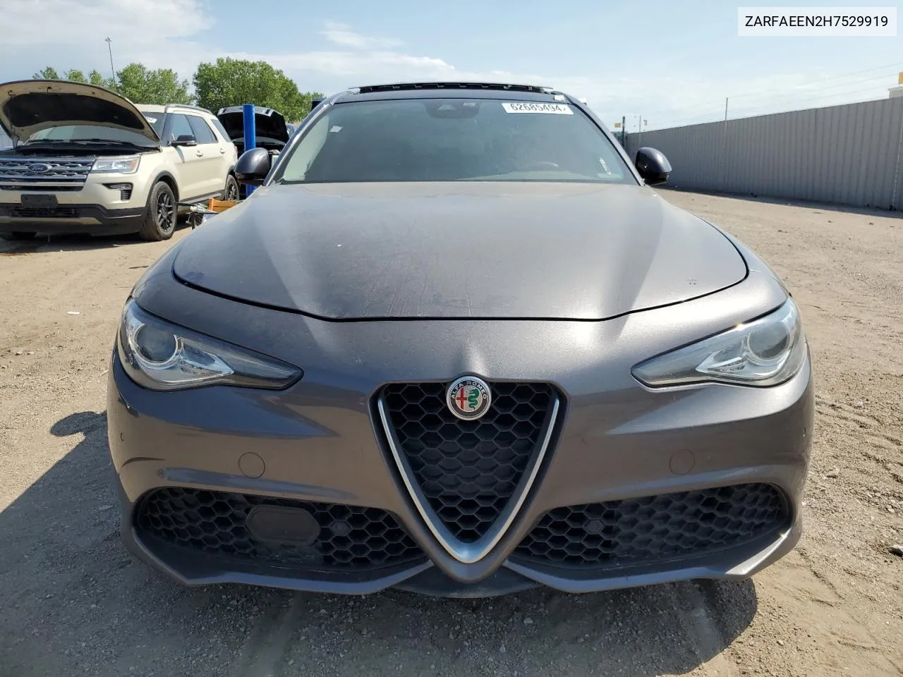 2017 Alfa Romeo Giulia Ti Q4 VIN: ZARFAEEN2H7529919 Lot: 62685494