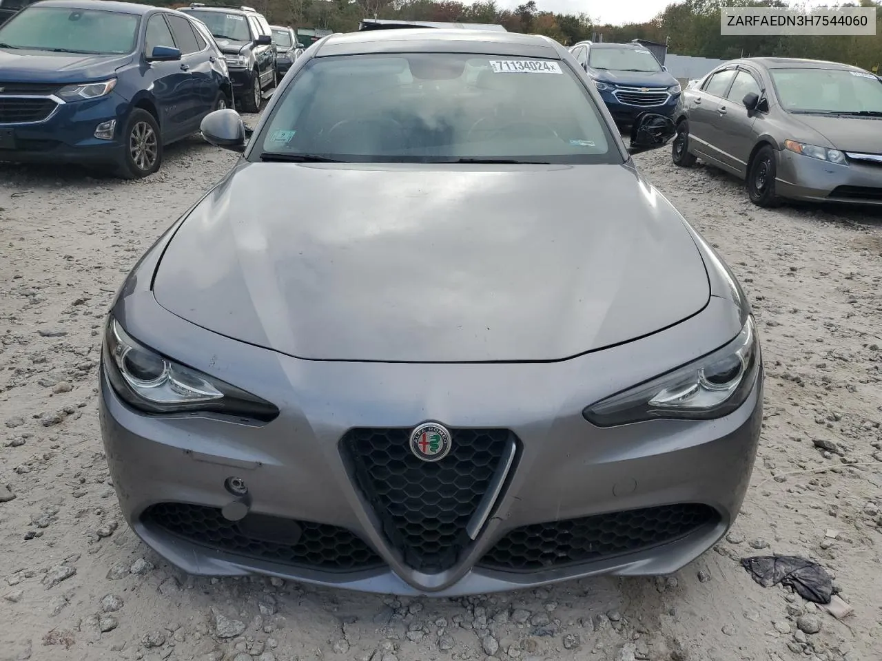 2017 Alfa Romeo Giulia Q4 VIN: ZARFAEDN3H7544060 Lot: 71134024