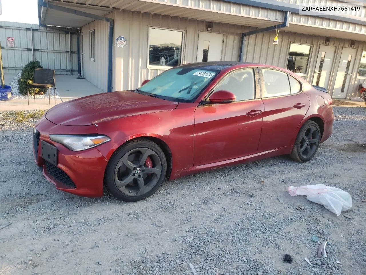 2017 Alfa Romeo Giulia Ti Q4 VIN: ZARFAEENXH7561419 Lot: 74102554