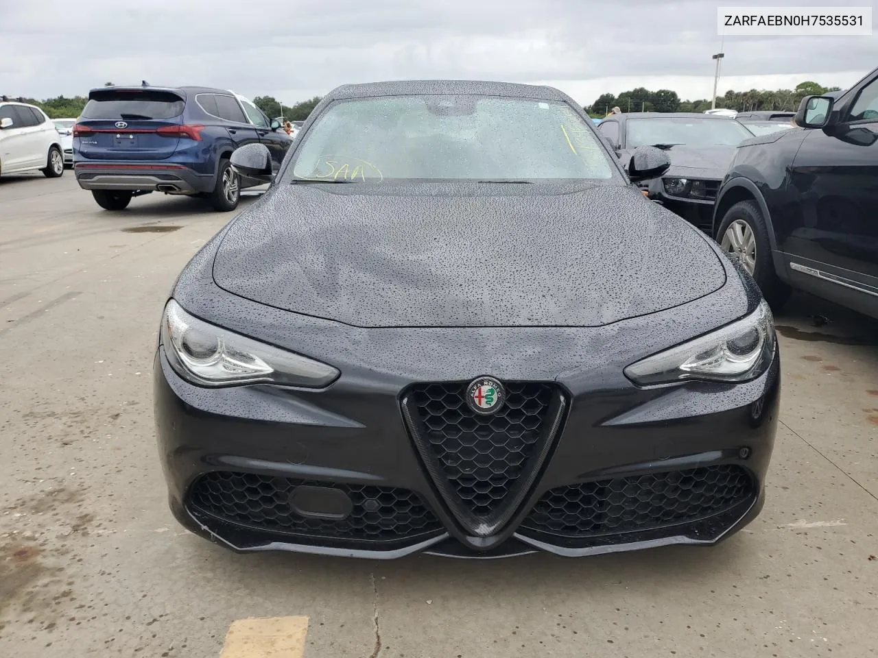 2017 Alfa Romeo Giulia VIN: ZARFAEBN0H7535531 Lot: 74395654